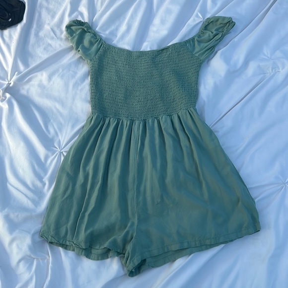 Green Romper - Picture 1 of 2